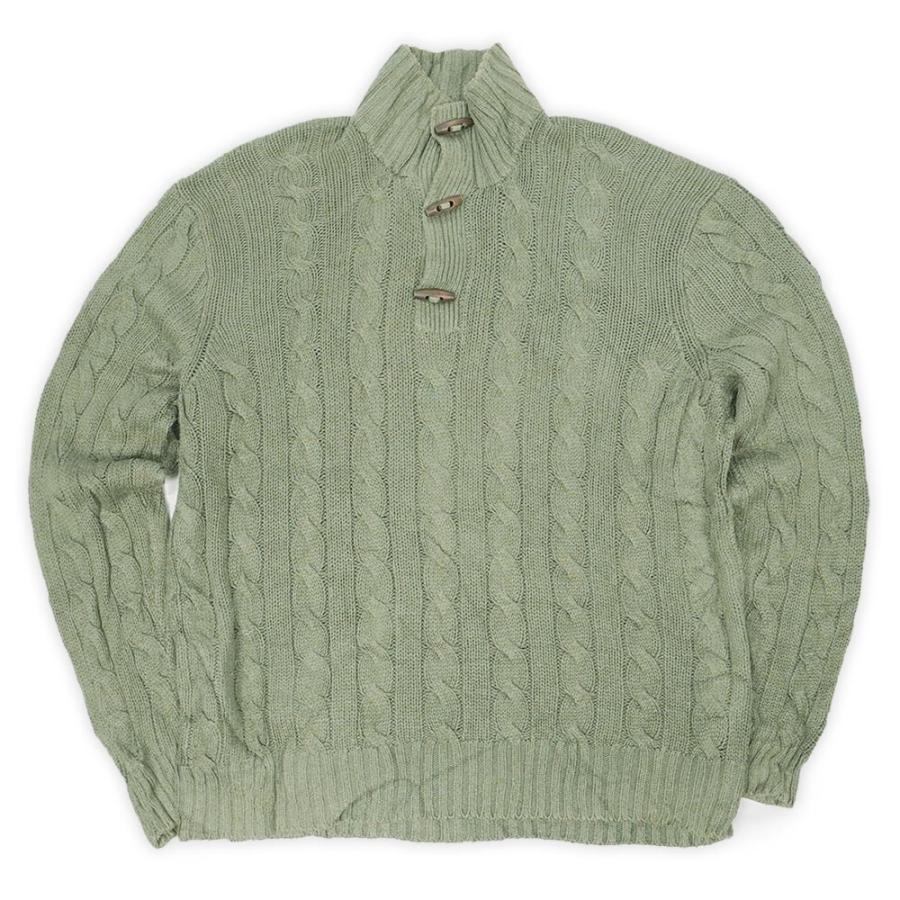 ポロラルフローレン POLO RALPH LAUREN 00s ケーブル編み シルクニット