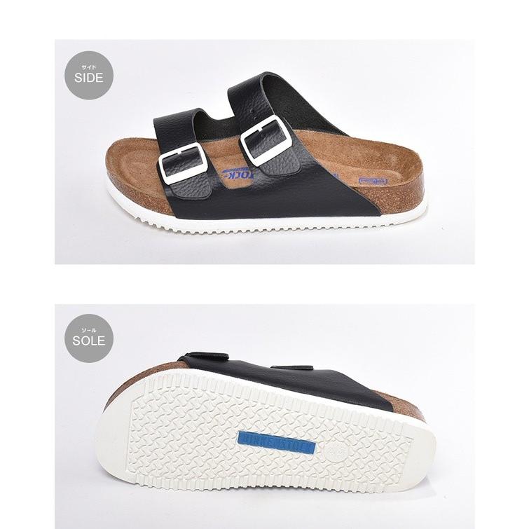 ビルケンシュトック メンズ コンフォートサンダル 普通幅 アリゾナ レザー ソフトベッド BIRKENSTOCK 01-10820281｜hi-style｜02