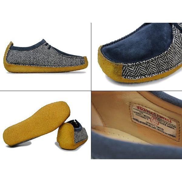 クラークス CLARKS ナタリー ネイビー×クリーム 20351901 ハリス ツイード メンズ ネイビー×クリーム 10130398 ネイビー×クリーム