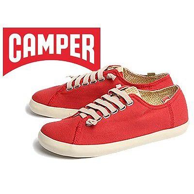 カンペール スニーカー ペウ ランブラ バルカナイズ 女性用 赤レッド CAMPER PEU RAMBLA VULCANIZA 21490-007 10991030｜hi-style