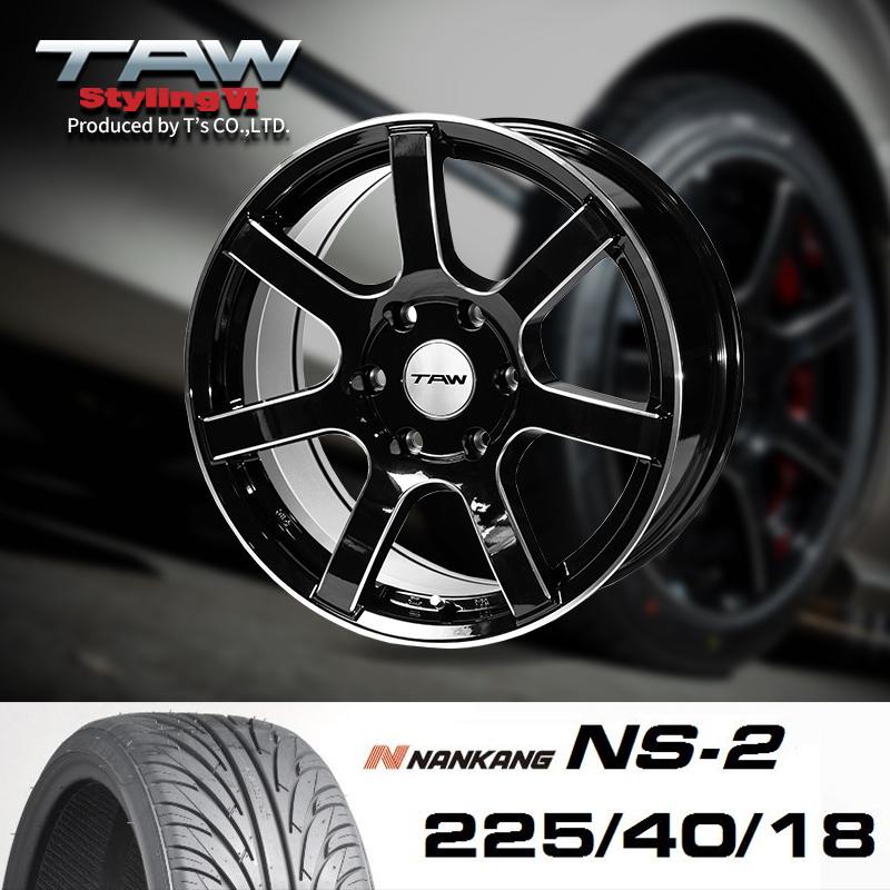 200系ハイエース ホイール タイヤ TAW Styling6 18X8.0J +37 6H139.7
