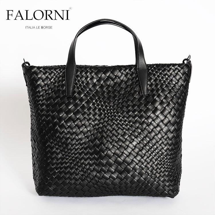 ファロルニ FALORNI トートバッグ ショルダーバッグ 21 ラムレザー 羊  
