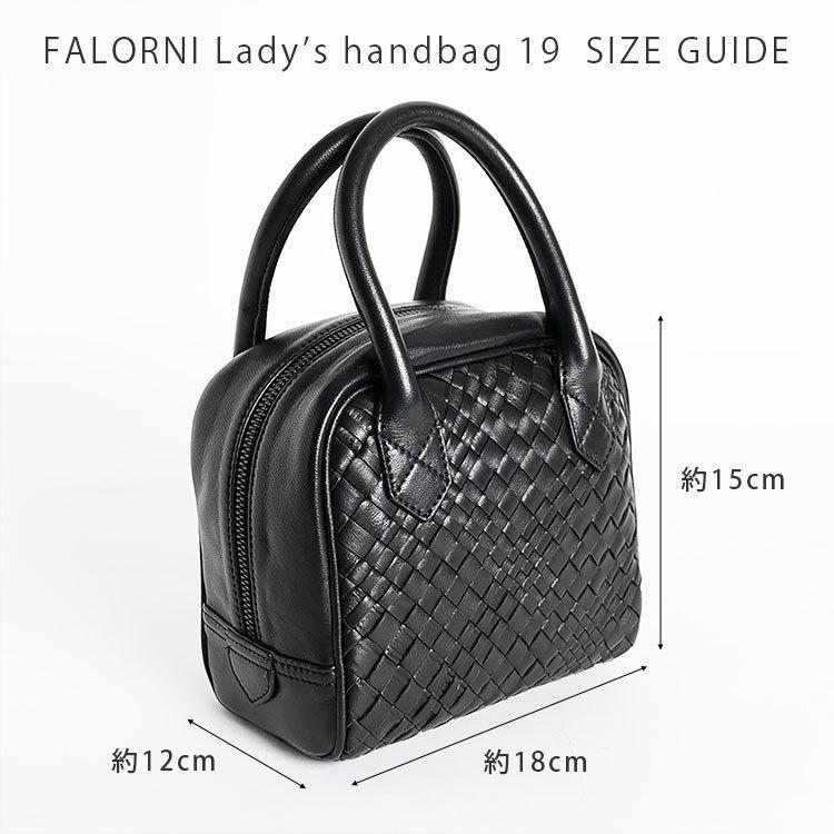 ファルロニイントレチャートレザーローズピンク falorni ファロルニ FALORNI ハンドバッグ 19 イントレチャート