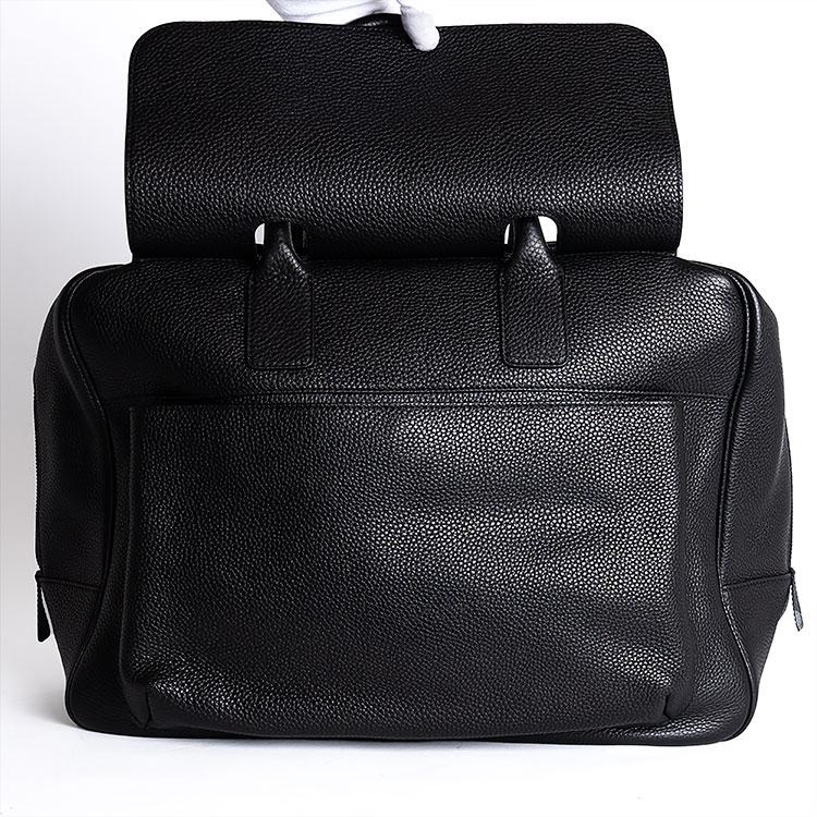 FALORNI ファロルニ レザー ボストンバッグ ブラック