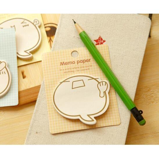 ふせん ユニーク かわいい付箋 メモ 文房具 フェイス : soreado