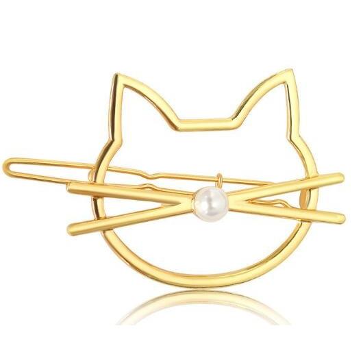 ヘアピン かわいい ねこ ネコ パール猫ヘアピン Soreado 通販 Yahoo ショッピング