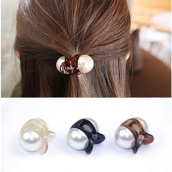 クリップ コロンとしたパールミニクリップ かわいい ヘアクリップ Soreado 通販 Yahoo ショッピング