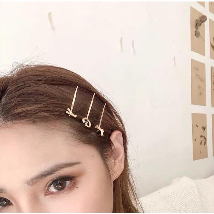 ヘアピン アルファベットシンプルゴールドヘアピンN〜Z プチプラ