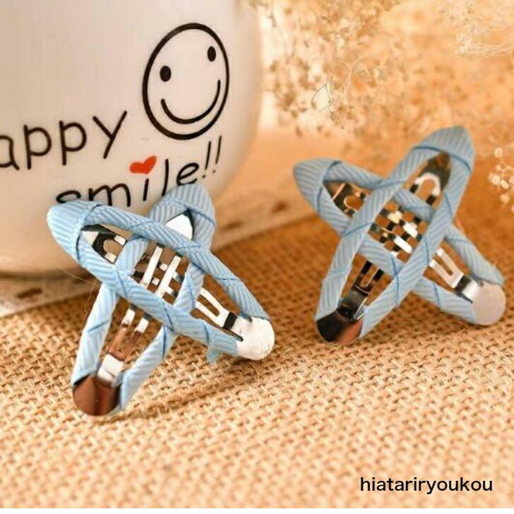 ヘアピン 布巻きヘアピン同色4点セット かわいい 20代 30代 40代 50代