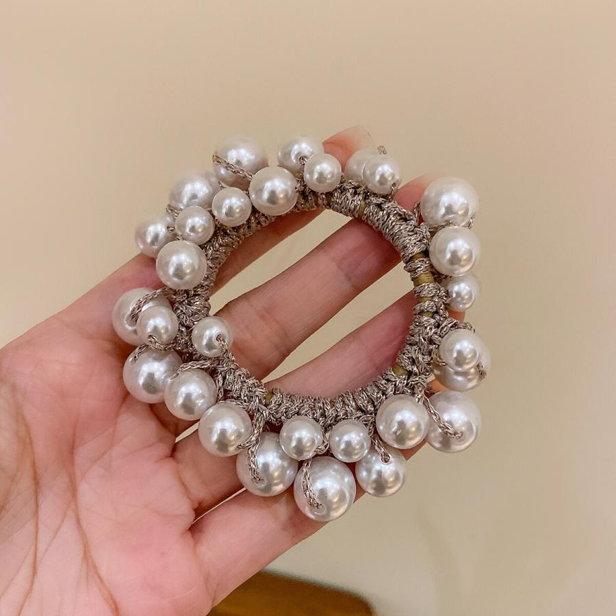 じゃらじゃら ヘアゴム 大人可愛い！ボルドー♡ 楽天市場】シュシュ
