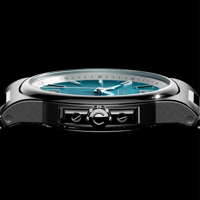 コーニッシュ CORNICHE 腕時計 メンズ 自動巻き La Grande Corniche ラ グランデ コーニッシュ ステンレススチール シルバー ブレスレット 機械式 北欧の画像