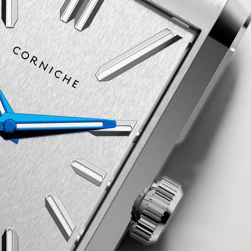 コーニッシュ CORNICHE スクエア 腕時計 メンズ Visionnaire ビジョネア ステンレススチール ブレスレット シルバー ゴールド 北欧の画像