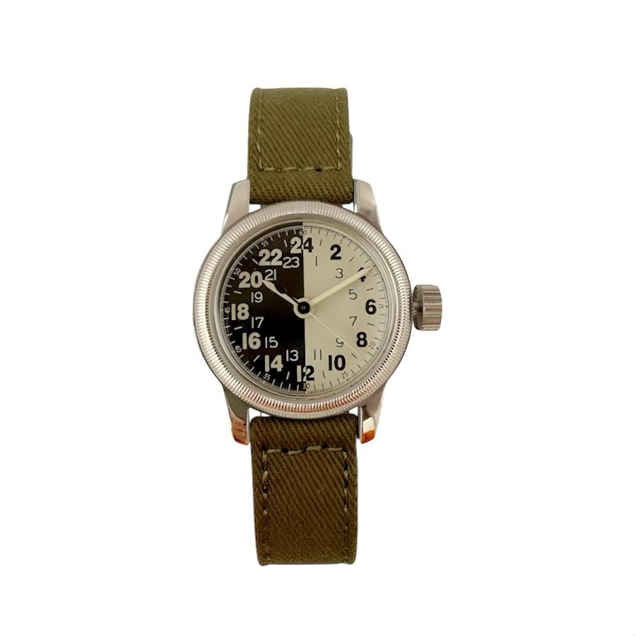 新品電池/稼働　ALFEX イギリス　空軍　ミリタリー メンズ 腕時計　レトロ M.R.M.W. モントルロロイミリタリーウォッチ 腕時計 メンズ レディース