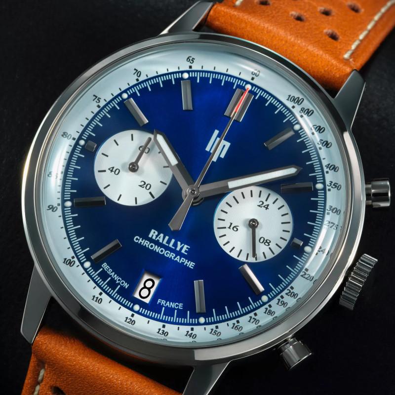リップ LIP 腕時計 メンズ Rallye 38mm 39mm 41mm ラリー パンダ メカクォーツ シルバー ブルー ブラック レザーベルト 革ベルトの画像