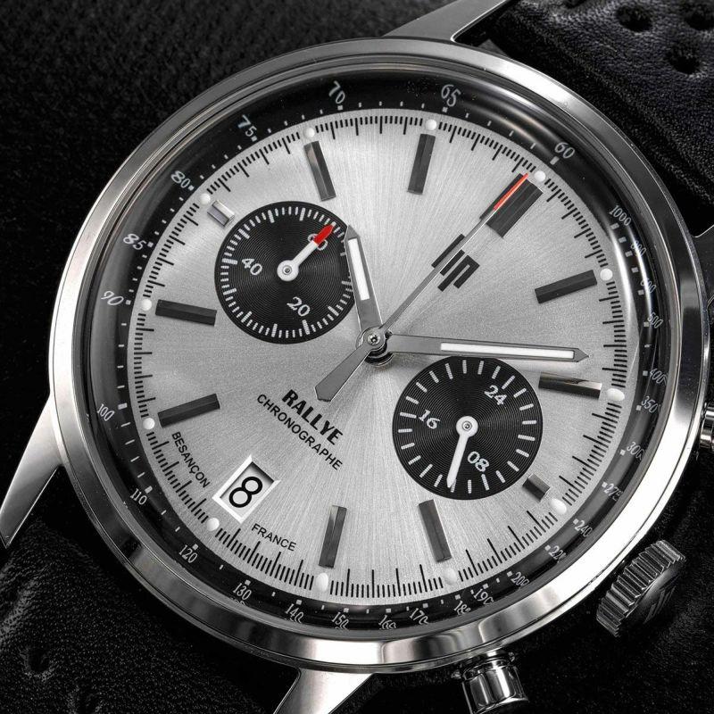 リップ LIP 腕時計 メンズ Rallye 38mm 39mm 41mm ラリー パンダ メカクォーツ シルバー ブルー ブラック レザーベルト 革ベルトの画像