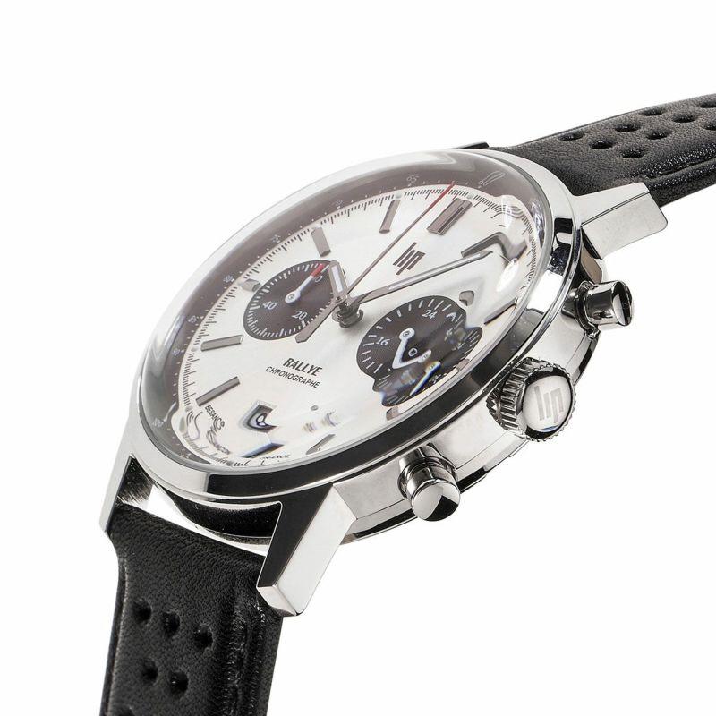 リップ LIP 腕時計 メンズ Rallye 38mm 39mm 41mm ラリー パンダ メカクォーツ シルバー ブルー ブラック レザーベルト 革ベルトの画像