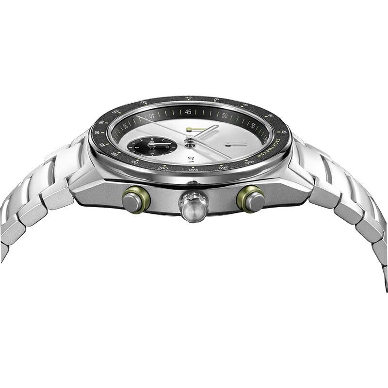 ディーワンミラノ D1 MILANO 腕時計 メンズ CRONOGRAFO クロノグラフォ エッセンシャル シルバー ブラウン ブレスレット クロノグラフの画像