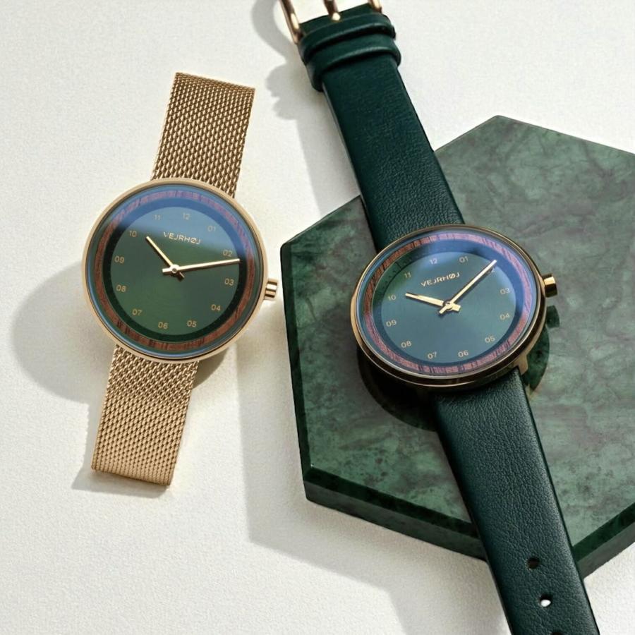 ヴェアホイVEJRHOJ 腕時計 木製 メンズ レディース Emerald 34mm/40mm