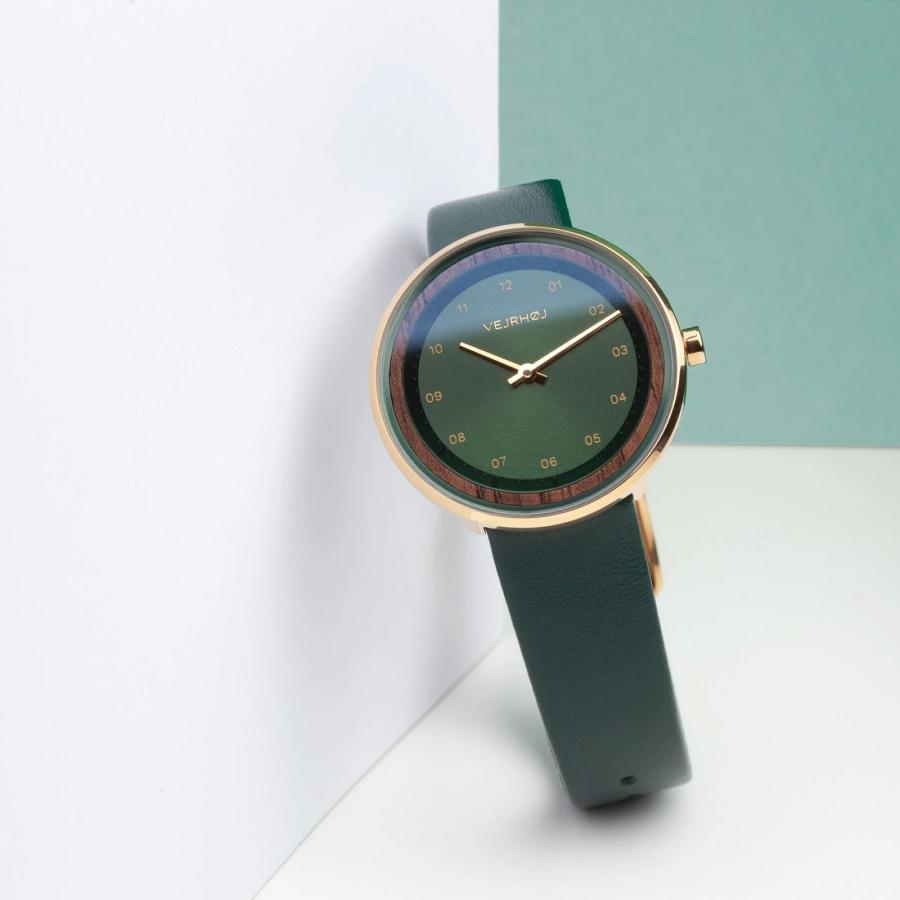 ヴェアホイVEJRHOJ 腕時計 木製 メンズ レディース Emerald 34mm/40mm