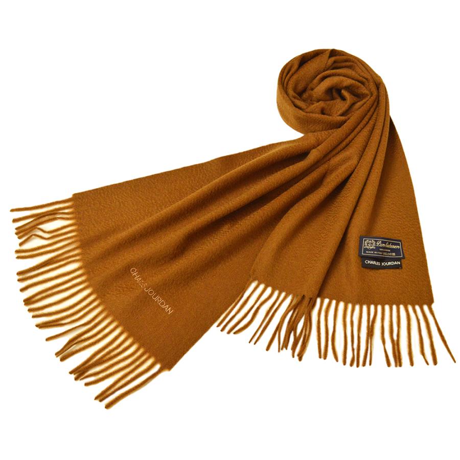シャルル ジョルダン CHARLES JOURDAN カシミヤマフラー ワンポイントロゴ(サイズ180/30cm)ecj21w101 R9904  CAMEL キャメル :ecj21w101:ハイビューティ - 通販 - Yahoo!ショッピング