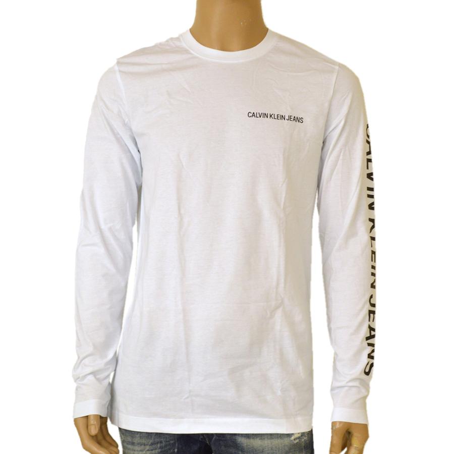 カルバンクラインジーンズ Calvin Klein Jeans Tシャツ/ロンT カットソー eck21w002 J30J316884 YAF  BRIGHT WHITE ホワイト :eck21w002:ハイビューティ - 通販 - Yahoo!ショッピング
