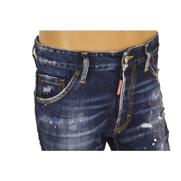 DSQUARED2 ディースクエアード ジーンズ/デニム ダメージ・ペイント DSQUARED2 ディースクエアード ジーンズ/デニム ダメージ・ペイント