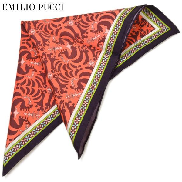 新作人気 チーフ ギフト プレゼント ブランド エミリオプッチ ポケットチーフ エミリオプッチ メンズ Emilio Pucci プッチ柄シルクポケットチーフ サイズ32cm Eep19w141 オレンジ 財布 帽子 ファッション小物 Smssvg Org