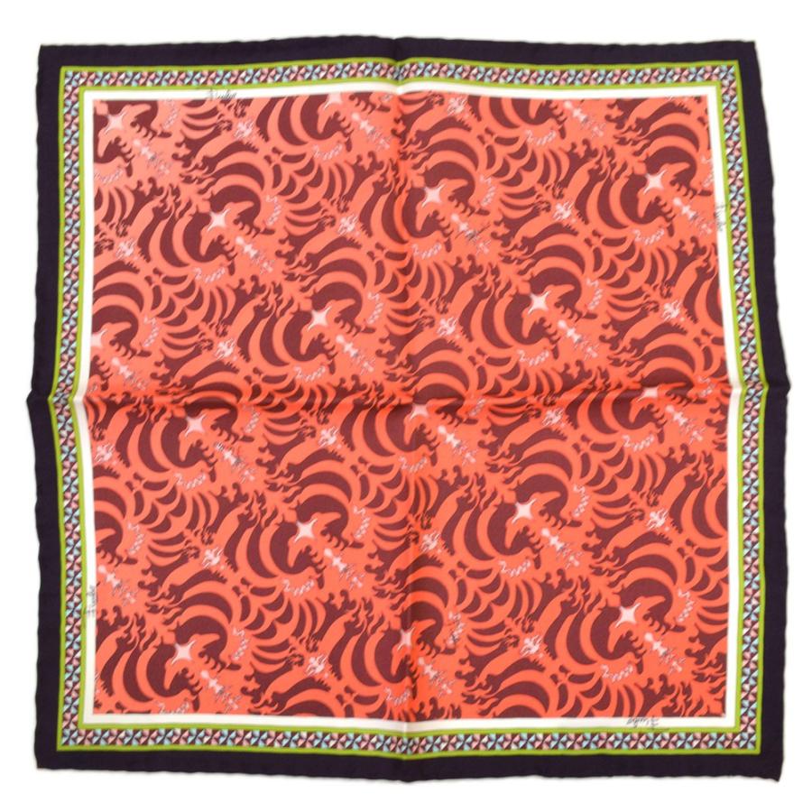 新作人気 チーフ ギフト プレゼント ブランド エミリオプッチ ポケットチーフ エミリオプッチ メンズ Emilio Pucci プッチ柄シルクポケットチーフ サイズ32cm Eep19w141 オレンジ 財布 帽子 ファッション小物 Smssvg Org