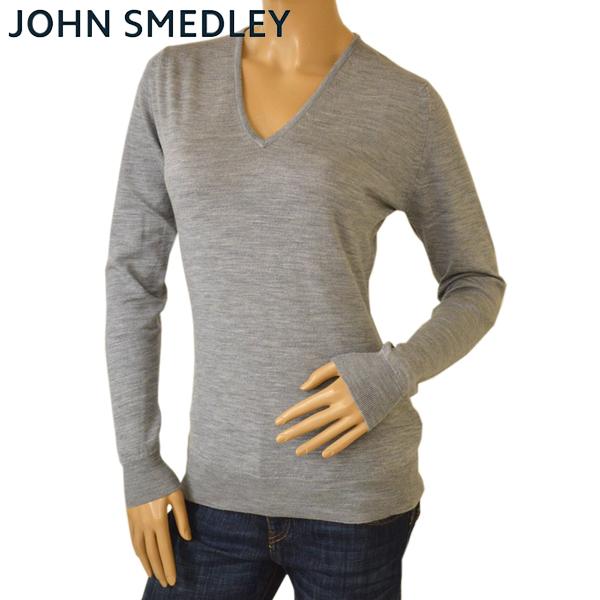 オンライン限定商品 メリノウール Fit Slim オーキッド Orchid ニット Vネック レディース ジョンスメドレー Smedley John ニット ブランド ジョンスメドレー イギリス セーター シルバー Ejd502 ニット セーター