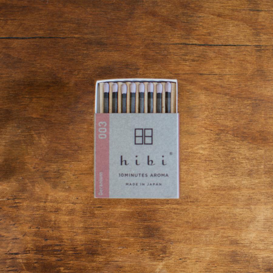 hibi 10MINUTES AROMA レギュラーボックス ゼラニウム : hibi Yahoo!店