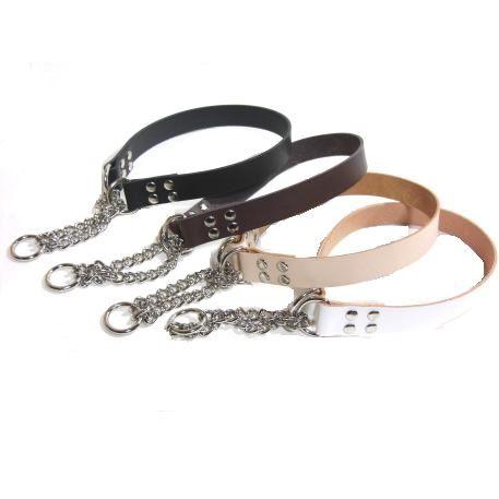 お名前、数字刻印無料 本革 ハーフチョーク首輪 大型犬 超大型犬用  