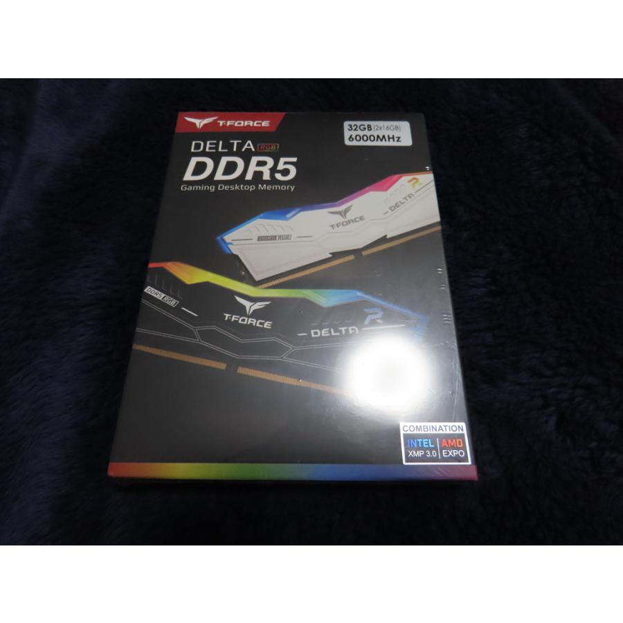 T-FORCE 【新品未開封】Team DDR5-6000MHz CL30 32GB(16GBx2) Black