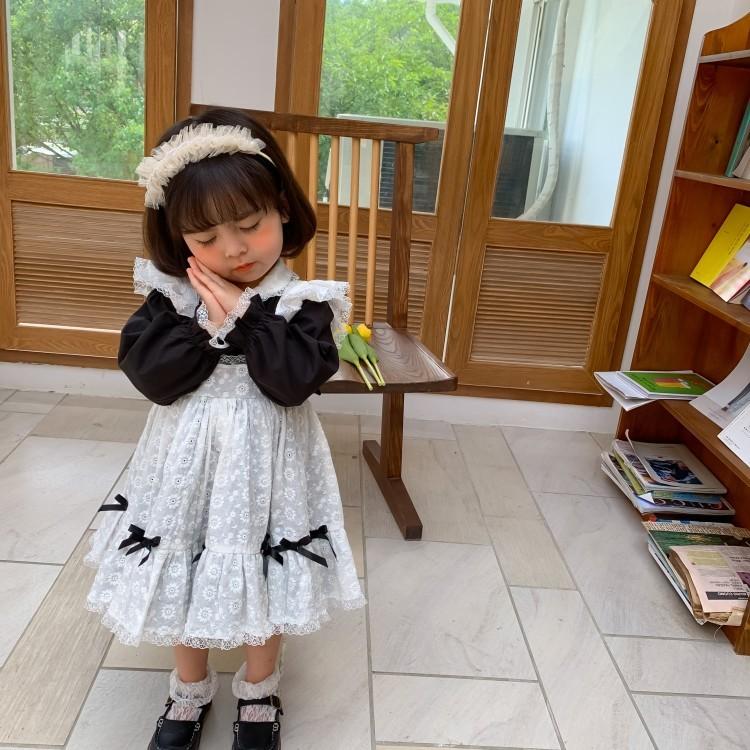 ワンピース 子供 ロリータ キッズ 長袖 メイド ロリータ服 女の子 洋服 秋冬 七五三 コスプレ 子どもドレス クリスマス ゴスロリ Lolita Hibiscus 通販 Yahoo ショッピング