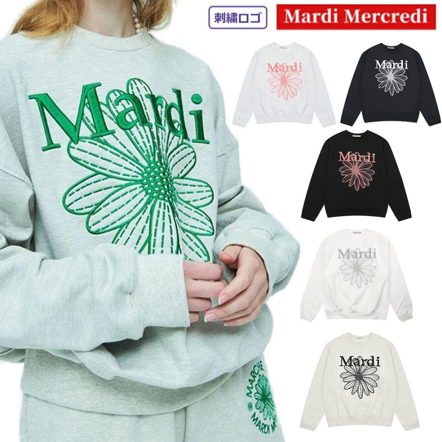 マルディメクルディ Mardi Mercredi トレーナー スウェット 刺繍 
