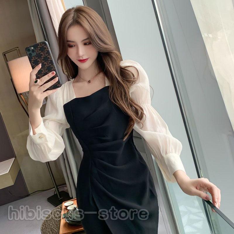 ワンピース ドレス 上品 おしゃれ お嬢さん 忘年会 新年会 お誕生日会 女子会 パーティー用服装 クラブ お見合い Px03 Hibiscus 通販 Yahoo ショッピング