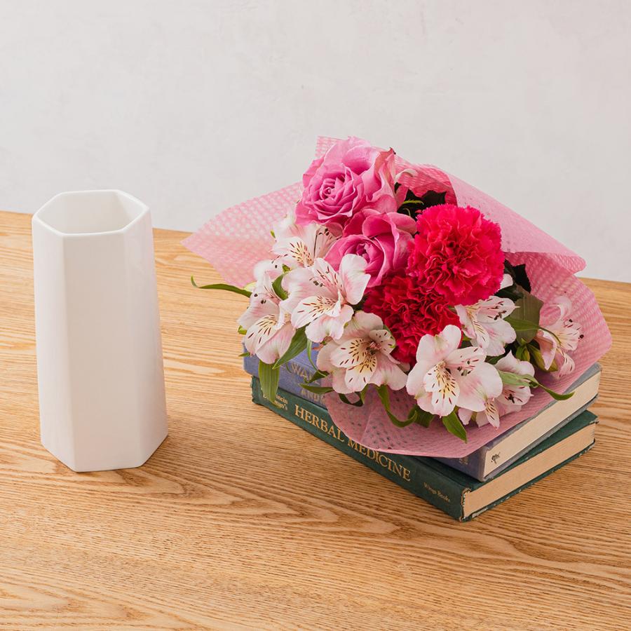 今だけボーナス10 母の日 21 花 ギフトプレゼント 9種類から選べる花束と花瓶のセット 日比谷花壇 日比谷花壇 Paypayモール店 通販 Paypayモール