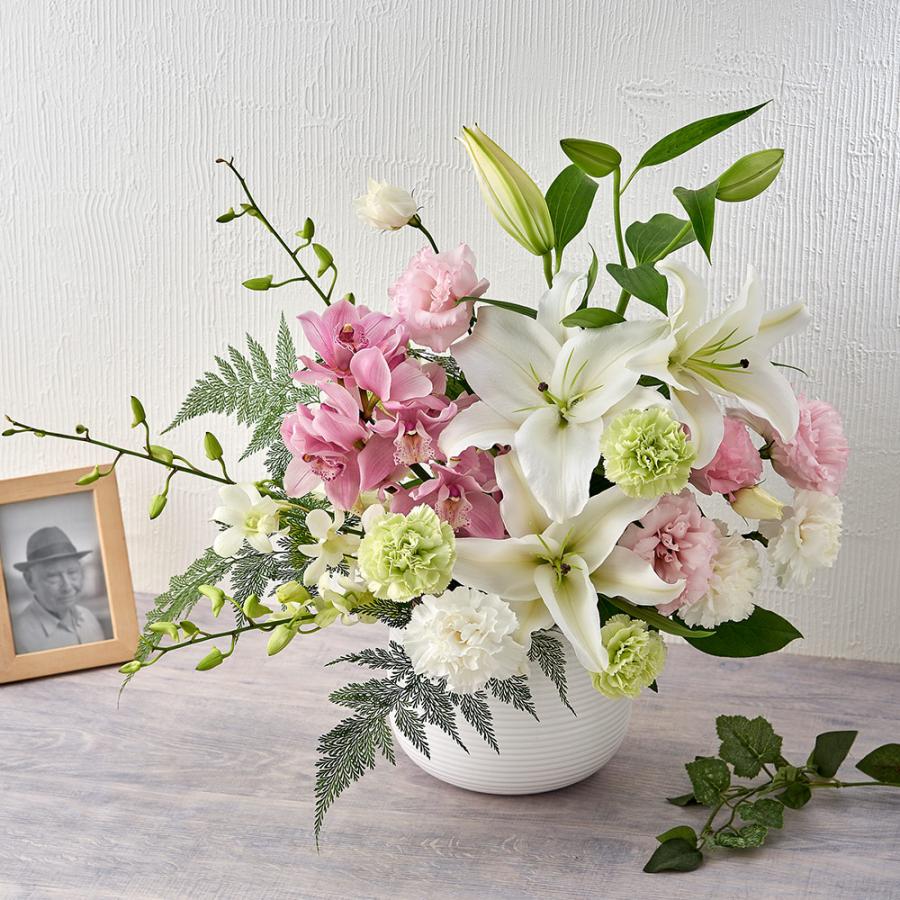 日比谷花壇公式 お供え 花 お供え用 アレンジメント「メモリア 