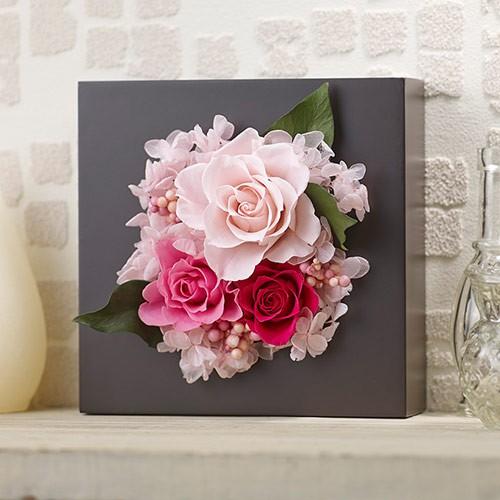 誕生日 花 プレゼント プリザーブドフラワー フレーム ローズブロッサム ピンク ギフト 出産祝い お見舞い 結婚記念日 結婚祝い 送別 日比谷花壇 Paypayモール店 通販 Paypayモール