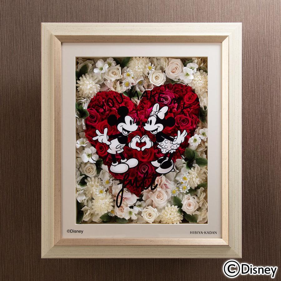 誕生日 花 プレゼント ギフトディズニー フラワーフレームアート ハートフル ミッキー ミニー 記念日 結婚祝い 結婚記念日 お見舞い 出産祝い 送別 Tf1250 日比谷花壇 ヤフー店 通販 Yahoo ショッピング