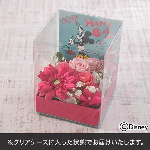 誕生日 花 プレゼント ギフトディズニー プリザーブド＆アーティフィシャルアレンジメント「バースデーボックス（ミッキー）」 disney_y 日比谷花壇｜hibiyakadan｜04