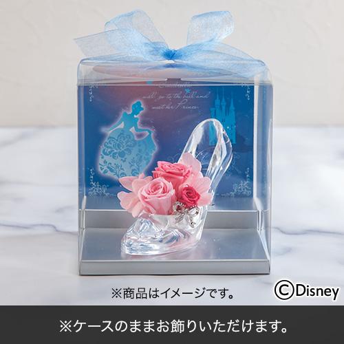 誕生日 花 ディズニー プリザーブドアレンジメント「シンデレラの靴(ルミナスブルー)」 日比谷花壇 disney_y 結婚記念日 出産祝い 送別｜hibiyakadan｜03