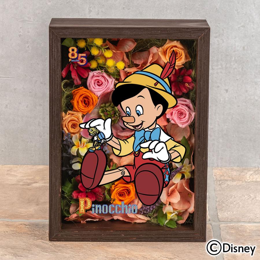 日比谷花壇公式 誕生日 花 ディズニー 『ピノキオ』 85周年フラワーフレームアート disney_y 結婚記念日 送別