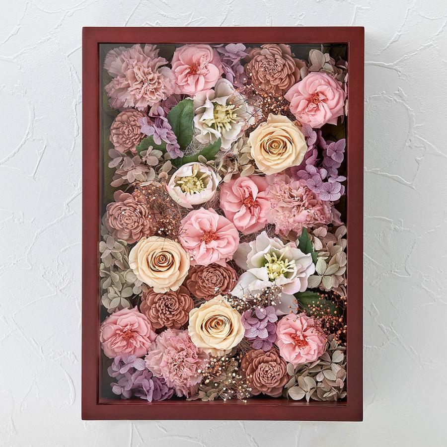 デザイナーズフレームアート ニュアンス 花 ギフト 誕生日 いい夫婦の日 クリスマス 日比谷花壇 プレゼント 人気海外一番