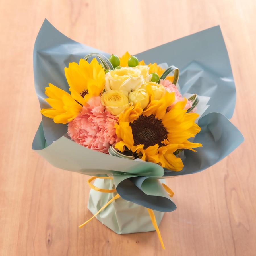 誕生日 花 プレゼントそのまま飾れるブーケ サマースペシャル ギフト 結婚記念日 結婚祝い 開店祝い 新築祝い 日比谷花壇 Paypayモール店 通販 Paypayモール