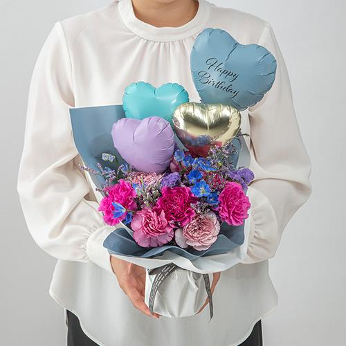 ユラちゃん様】10/4 東京 会場直送 バルーンブーケ 花束 誕生日 生誕祭