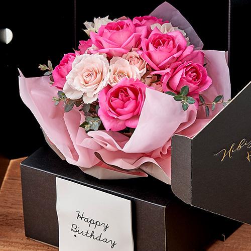 メロディーボックス花束 ローズハッピーバースデー 沖縄届不可 Th2355 日比谷花壇 ヤフー店 通販 Yahoo ショッピング