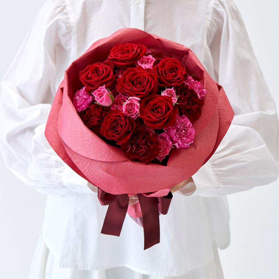 日比谷花壇（HIBIYA-KADAN） 日比谷花壇公式 誕生日 花 バラの形の花束