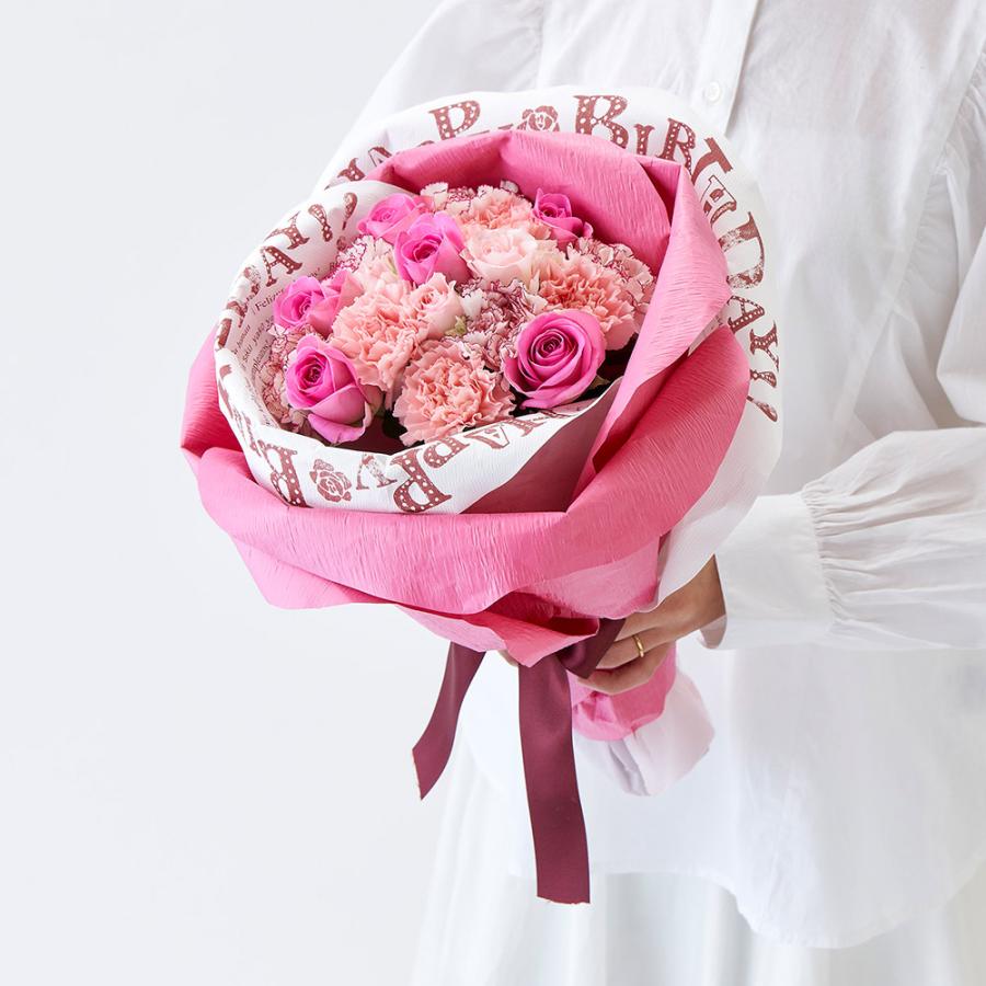 日比谷花壇（HIBIYA-KADAN） 日比谷花壇公式 誕生日 花 バラの形の花束
