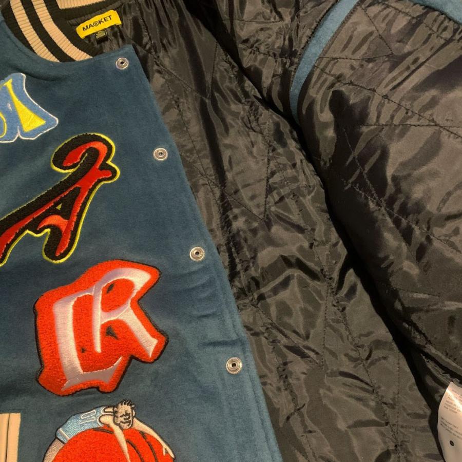 マーケット MARKET VARSITY OVERLOAD VARSITY JACKET ジャケット MULTI マルチ JACKETの画像