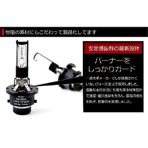 HID バルブ BRIGHT 純正交換HIDバルブ D4K(D4R/D4S兼用) 2本1セット トヨタ 車に最適 | YOURS | 04